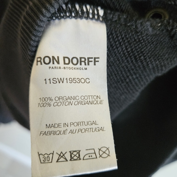 Ron Dorff Black Kangaroo Pocket Pullover Sweatshirt Hoodie - Picture 10 of 11